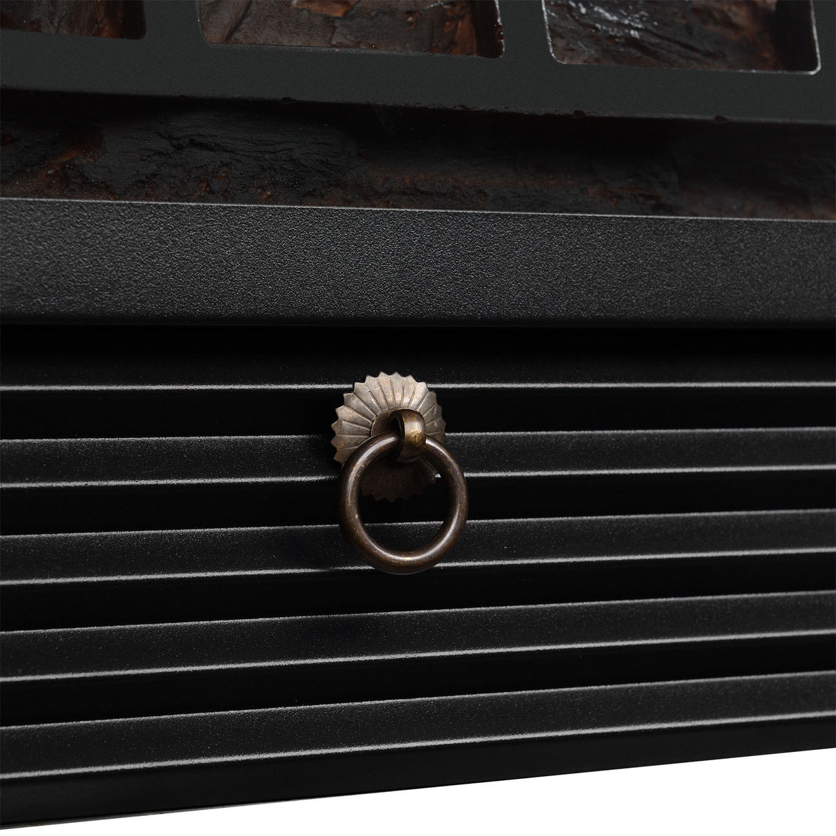 XtremepowerUS 1500W Electric Fireplace Insert Heater Adjustable Remote & Timer