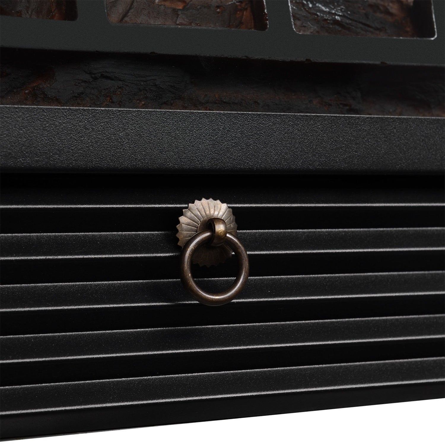 XtremepowerUS 1500W Electric Fireplace Insert Heater Adjustable Remote & Timer