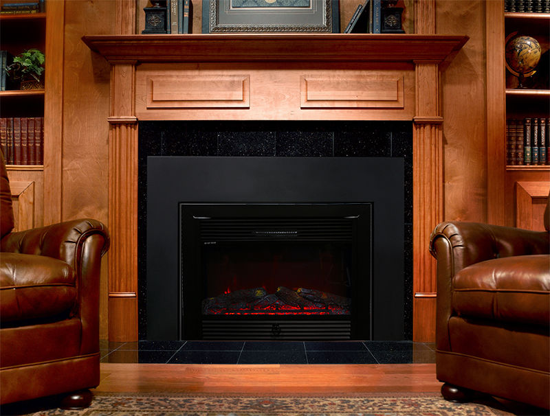 XtremepowerUS 1500W Electric Fireplace Insert Heater Adjustable Remote & Timer