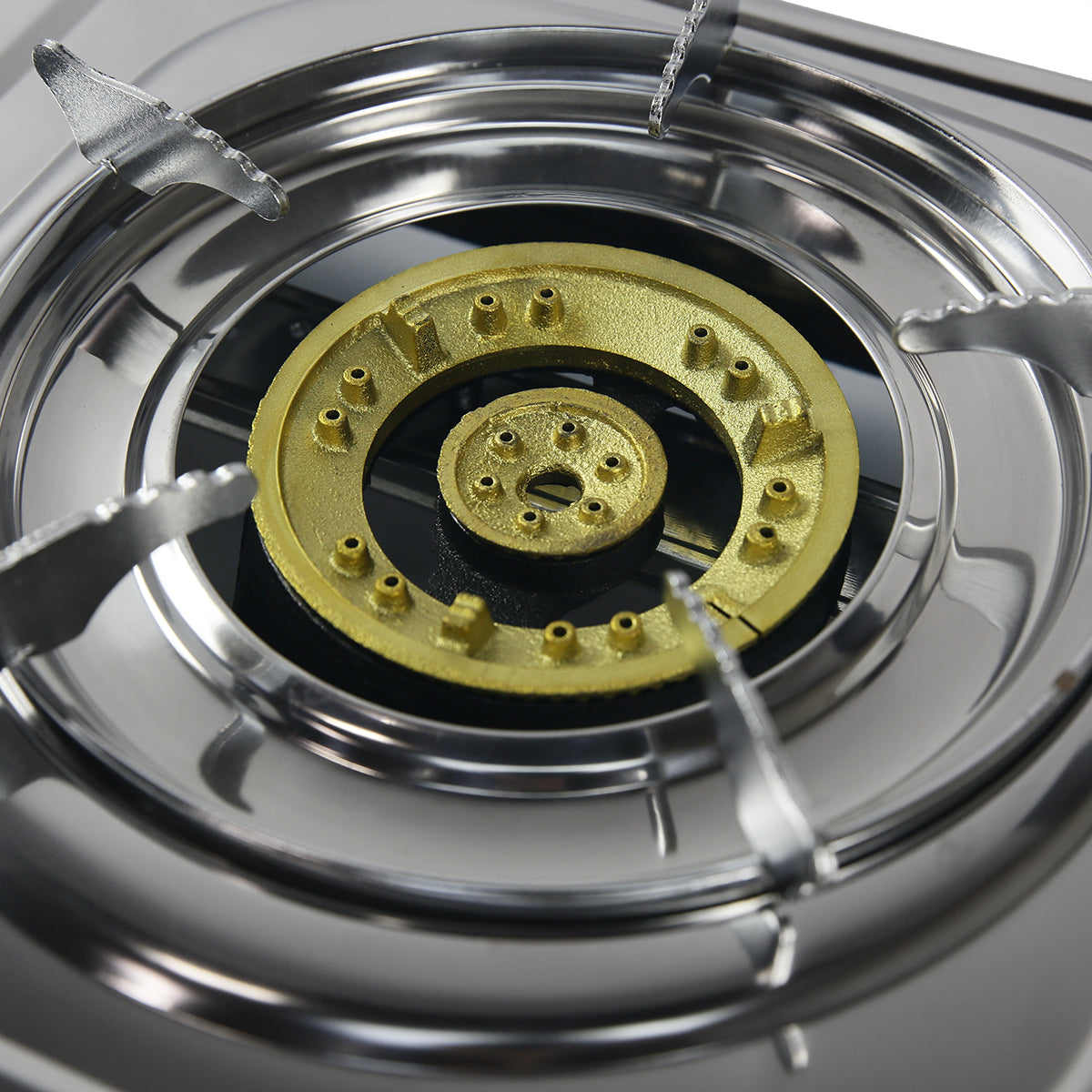 XtremepowerUS Outdoor 2-Burner Stove Propane Range Auto Ignition LPG w/ Stand