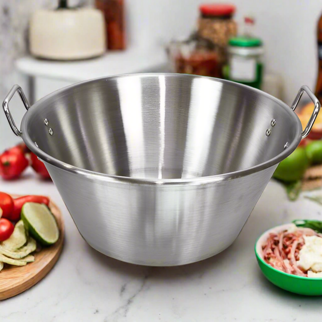 Barton Comal Large Deep 16" X 7.5" Stainless Steel Outdoor Para Carnitas Taco