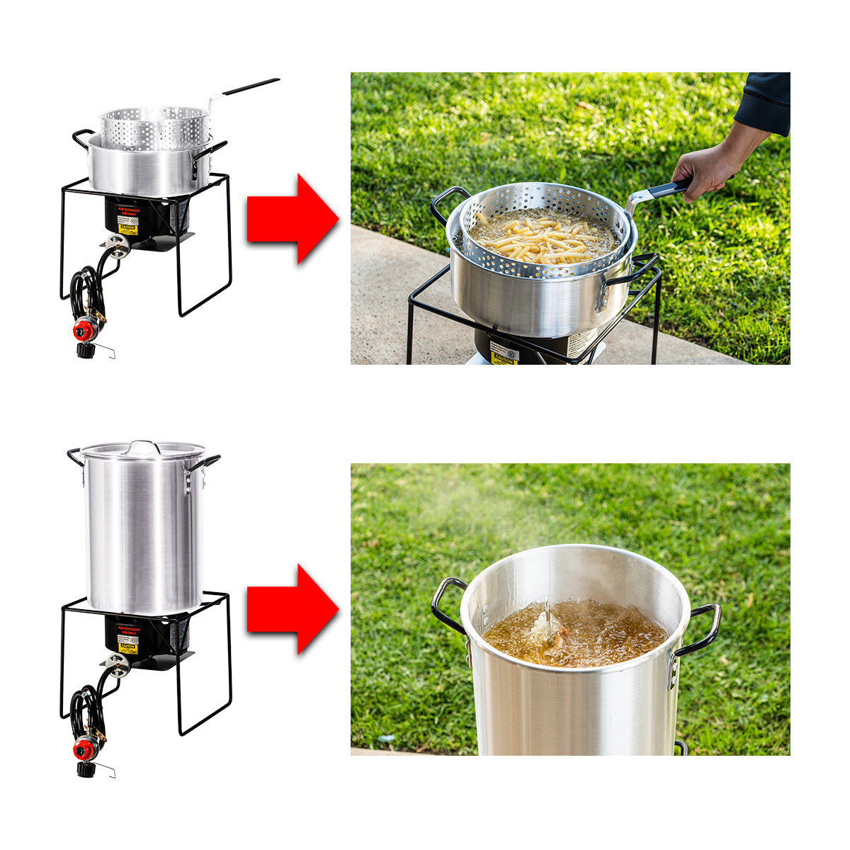 Barton Outdoor Deep Frying Boiling High-Pressure Stove Burner