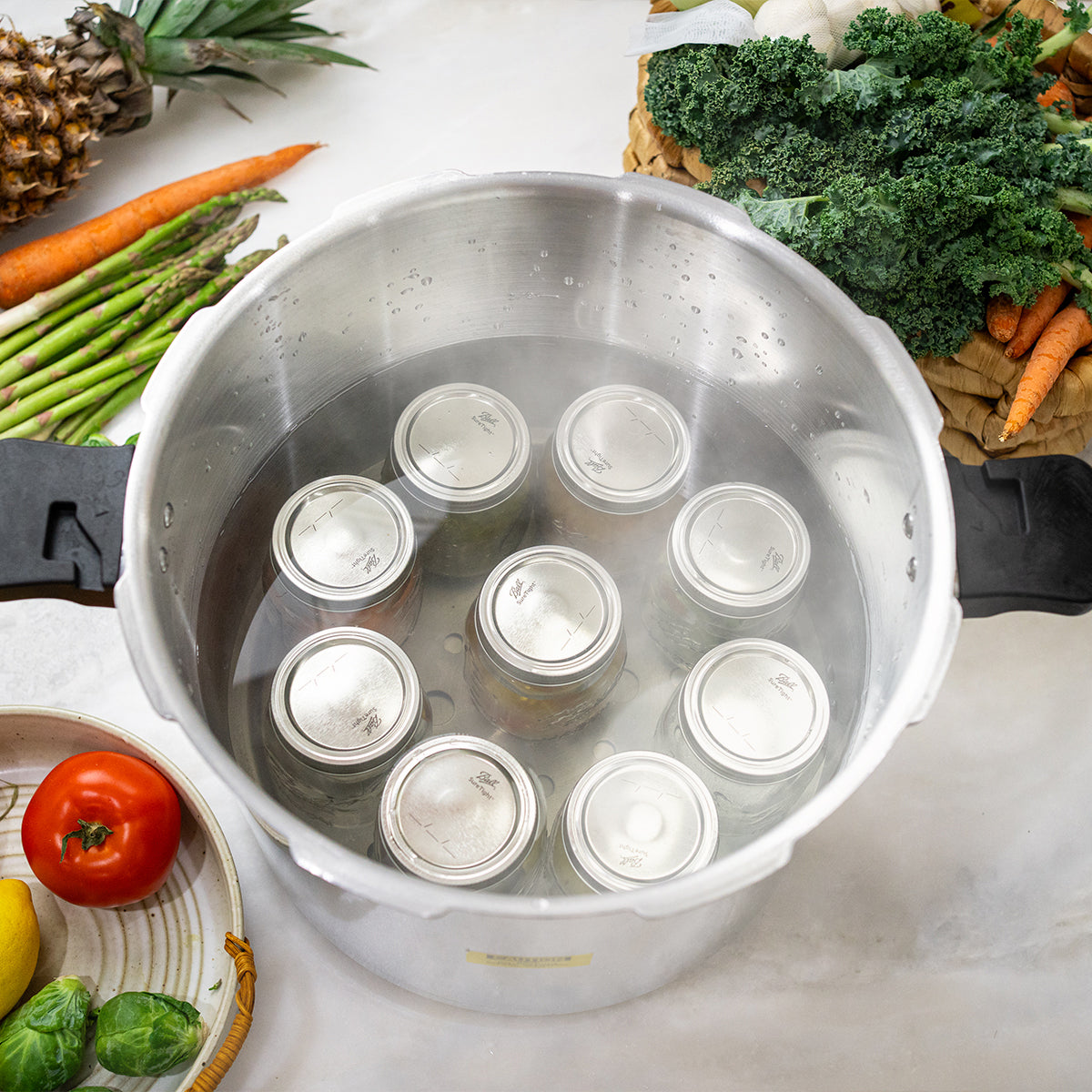 Barton 22-Quart Pressure Cooker Canner Dial Gauge Canning Easy Lock Lid Stovetop