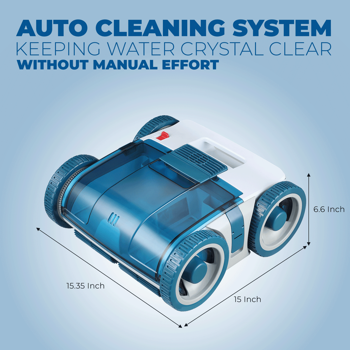 Cordless Pool Cleaner Climb for Inground Swimming Pool App