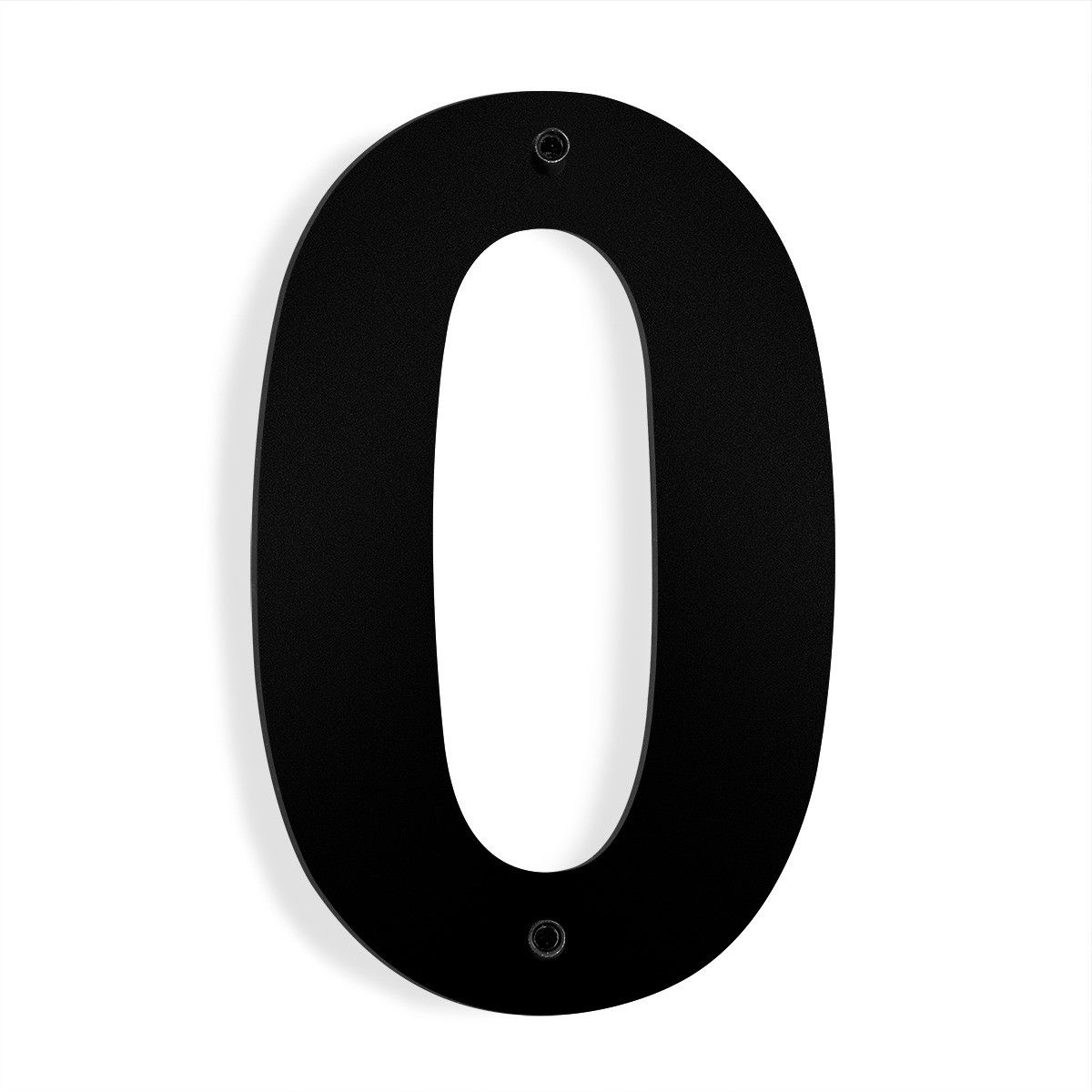 Barton 6" House apt hotel Letter Number Black Stainless Steel Satin 0 to 9 ABCD