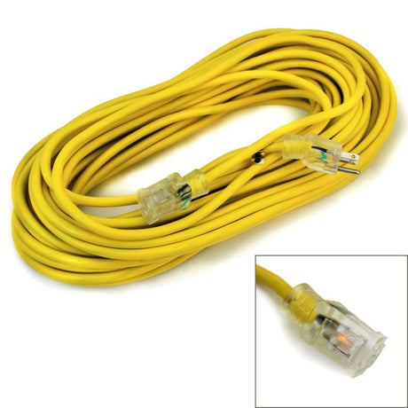 XtremepowerUS 25ft 12/3 gauge Electric Extension Power Cord Cable Indoor