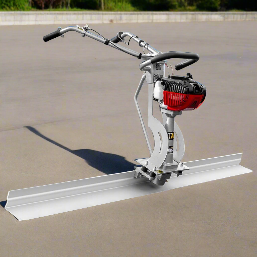 Stark USA 31cc Gas Power 4 Stroke Concrete Surface Vibratory Leveling Screed 7ft