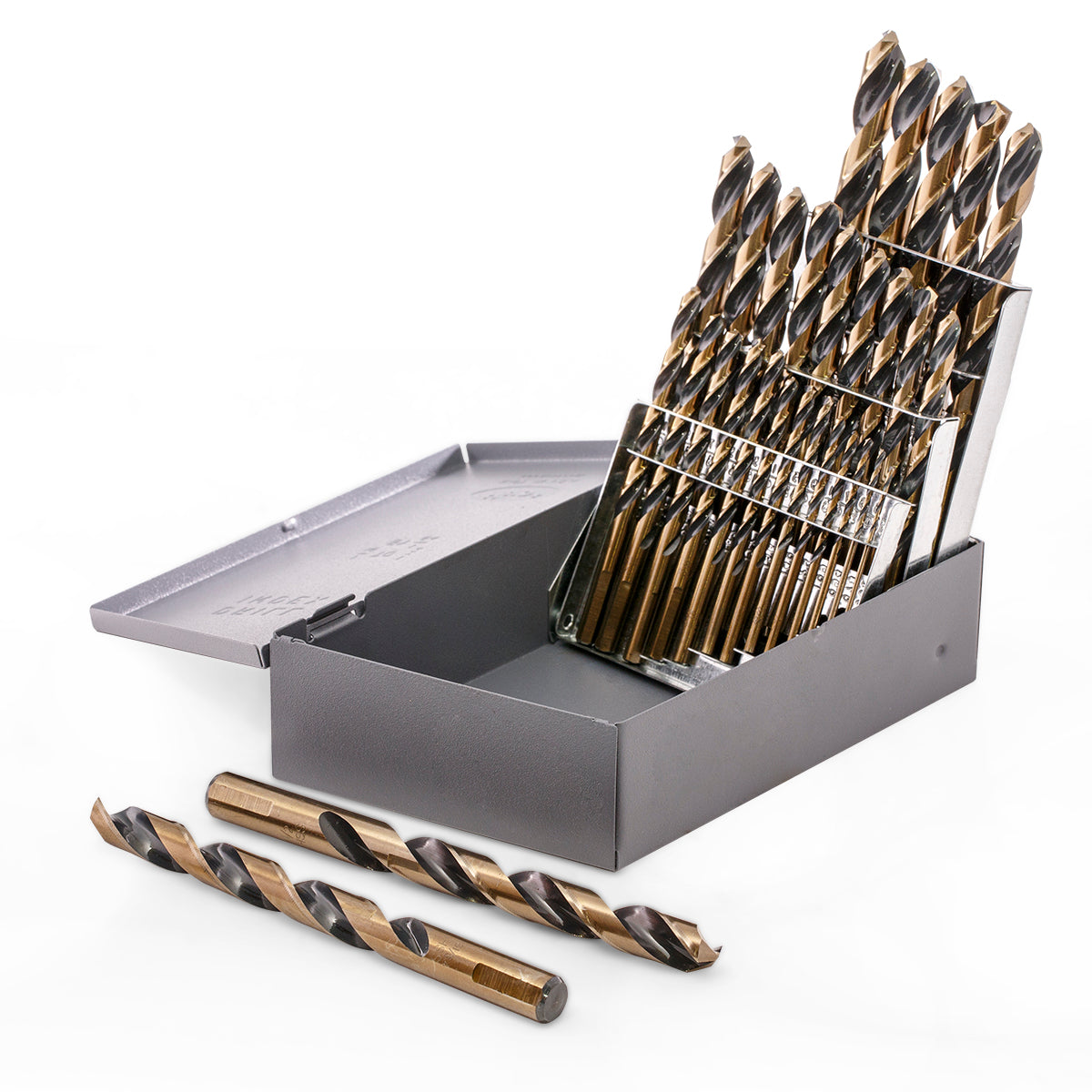 Stark USA 30000 29pc Drill Bit Set Black/Gold Finish HSS 135 Split Jobber