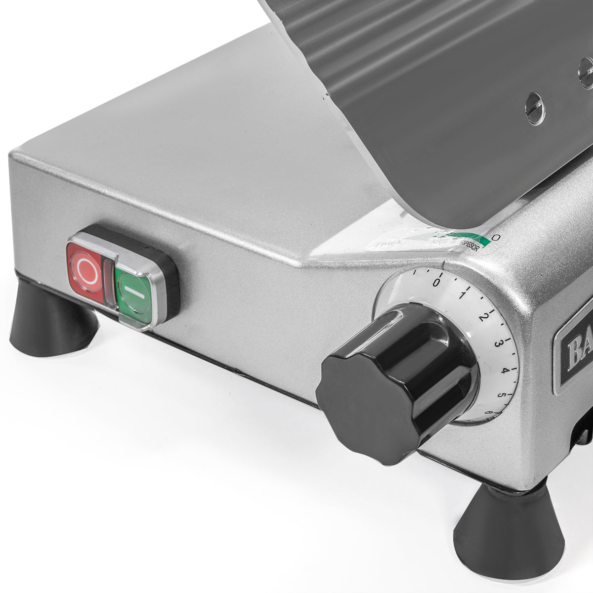 Barton Commercial Electric Meat Slicer w/ 10" Blade Semi-Auto Stainless Steel
