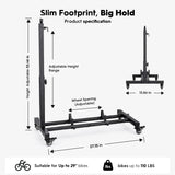 XtremepowerUS Bike Repair Stand Adjustable & Foldable Bicycle Rack