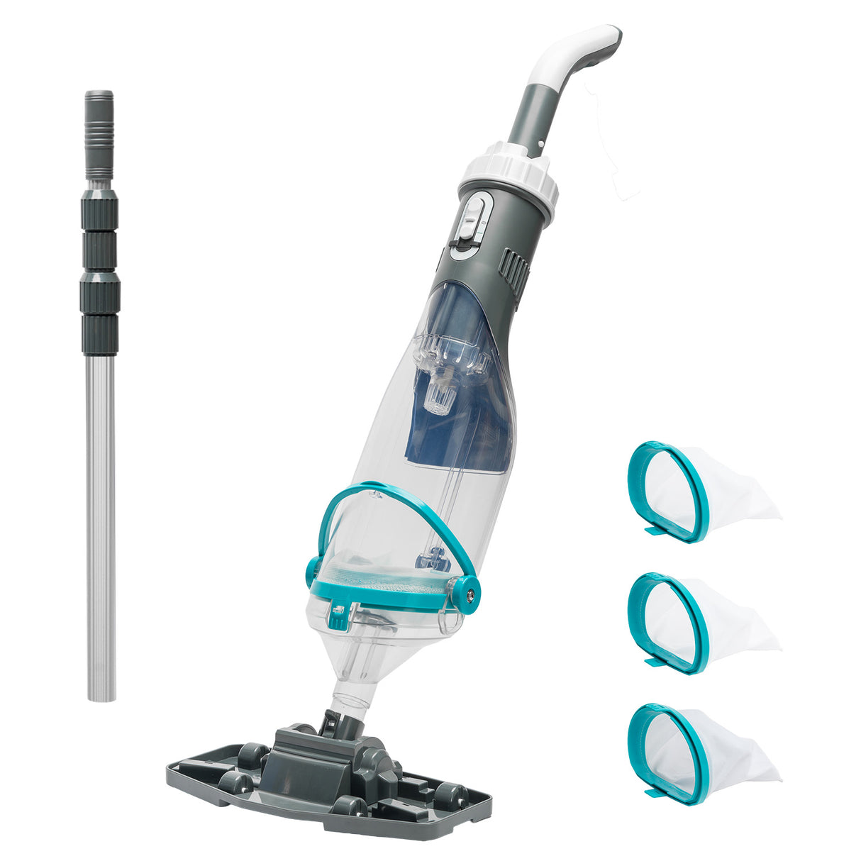 XtremepowerUS Cordless Handheld Cleaner 40W, 18.5 GPM Rechargeable Pool Vacuum