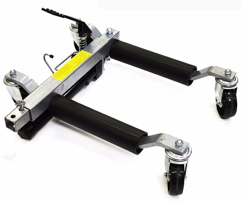 Stark USA 25999 2pc 1500lb Hydraulic Positioning Car Wheel Dolly Jack Lift hoists