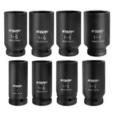 XtremepowerUS 9pc SAE Deep Impact Socket 3/4" inch Dr Standard 1" - 1-1/2" inch