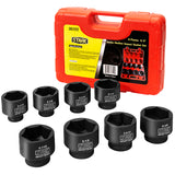 Stark USA 8-Pieces Socket Set Deep Shallow Impact Wrench SAE 3/4" Drive w/ Case