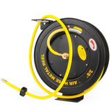 XtremepowerUS 3/8" X 100' Retractable Air Compressor Hose Reel 300 PSI Auto