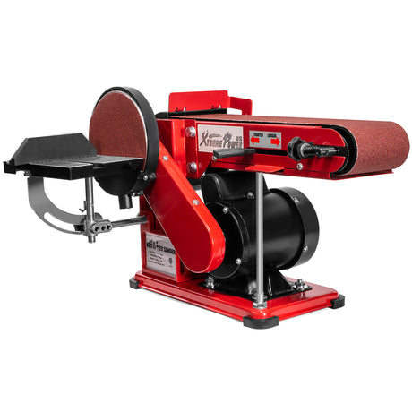 XtremepowerUS 3.5A Belt Sander 4" x 36" Belt 6" Disc Polisher Grinder Work Table