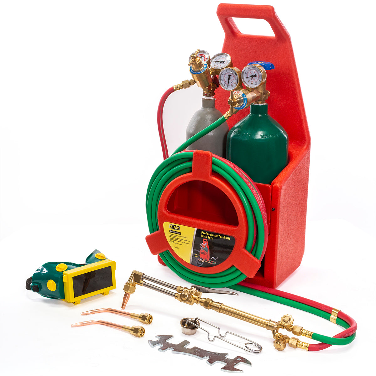 XtremepowerUS Victor Type Welding & Cutting Torch Oxygen Acetylene Regulator Set