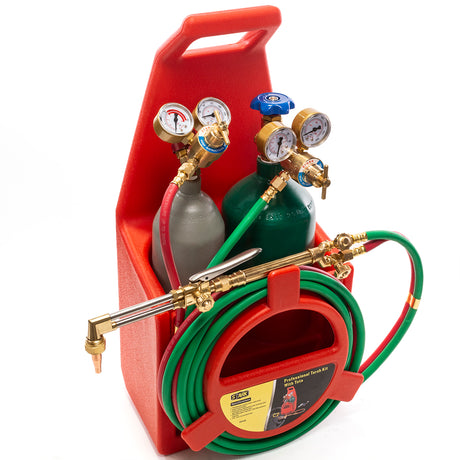 XtremepowerUS Victor Type Welding & Cutting Torch Oxygen Acetylene Regulator Set