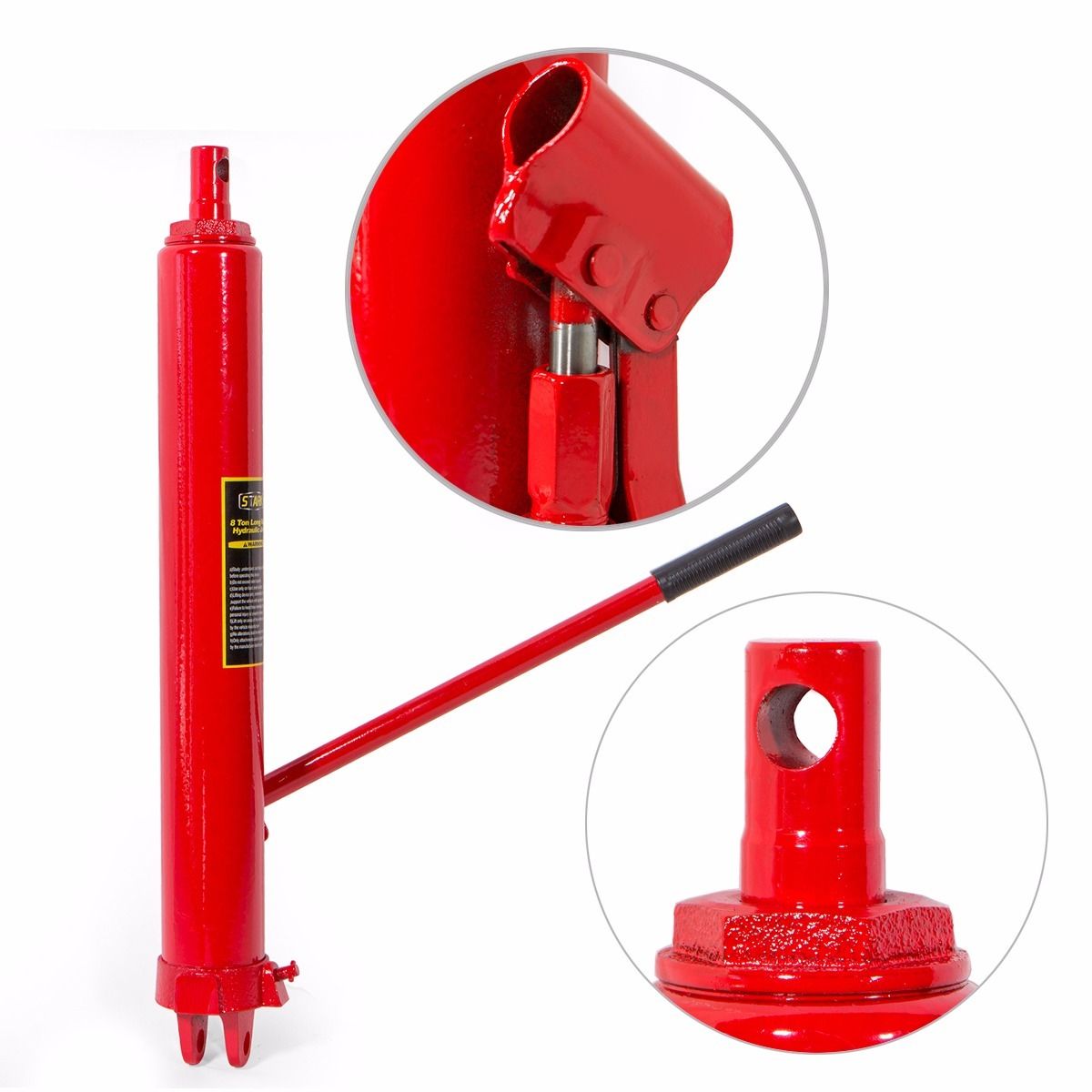 Stark USA 56019 8 ton Long Manual Hydraulic Ram Jack Pump Engine Lift hoist