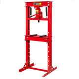 Stark USA Heavy Duty 12 Ton H-Frame Hydraulic Floor Press Shop Press Garage, Red