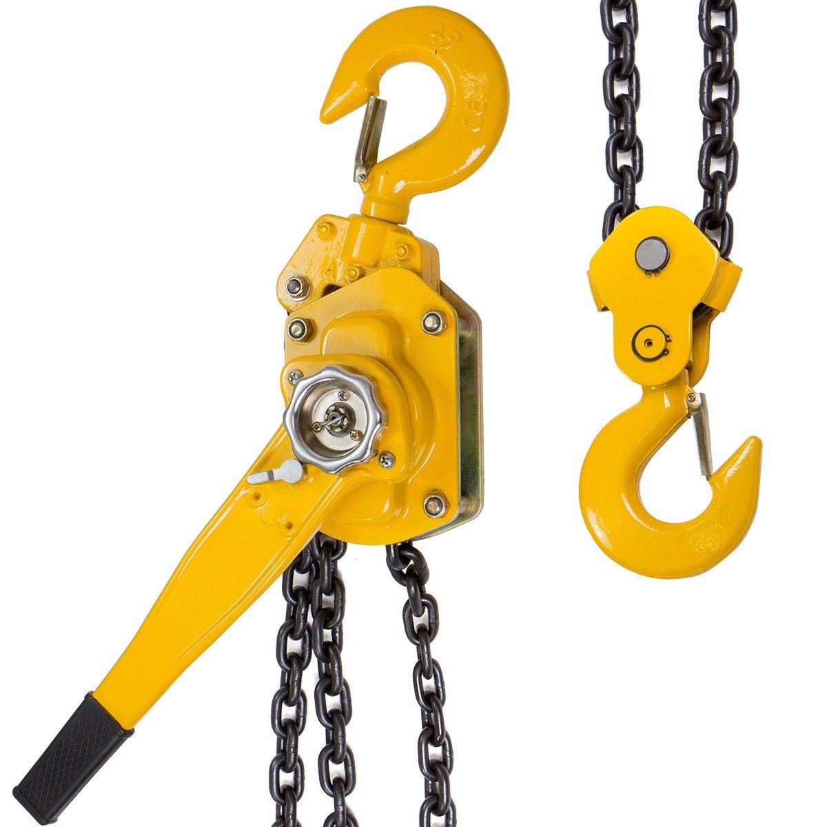 XtremepowerUS 6 Ton Lever Block Chain Hoist Ratchet Type Come Along Puller 10FT