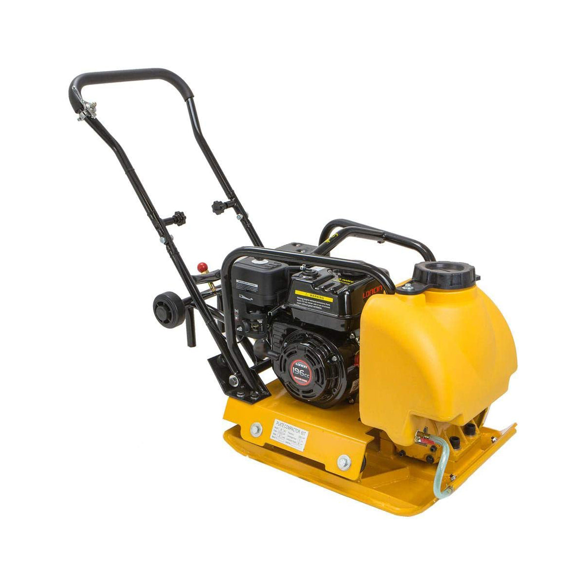 Stark USA 6.5HP Plate Compactor Gas-Powered 196cc 4000lbs Force With Water Tank