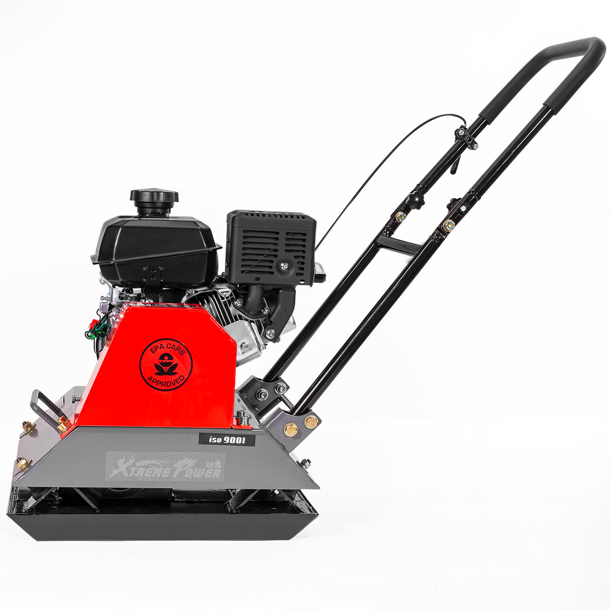 XtremepowerUS 6HP Plate Compactor Gas Powered Vibration Compaction Force