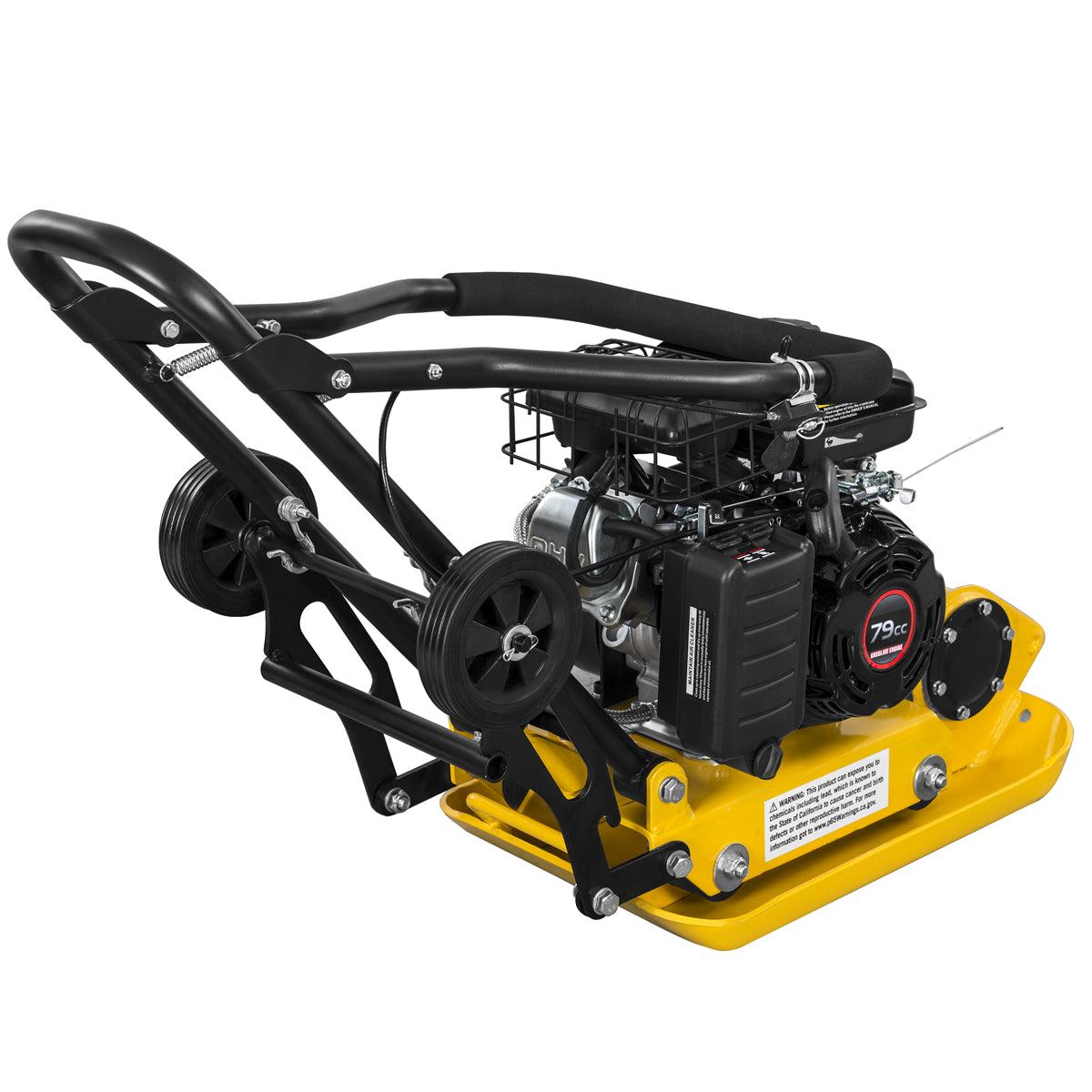 Stark USA 61023 3.0HP Foldable Plate Compactor Gas Powered 79cc 1843lb Force