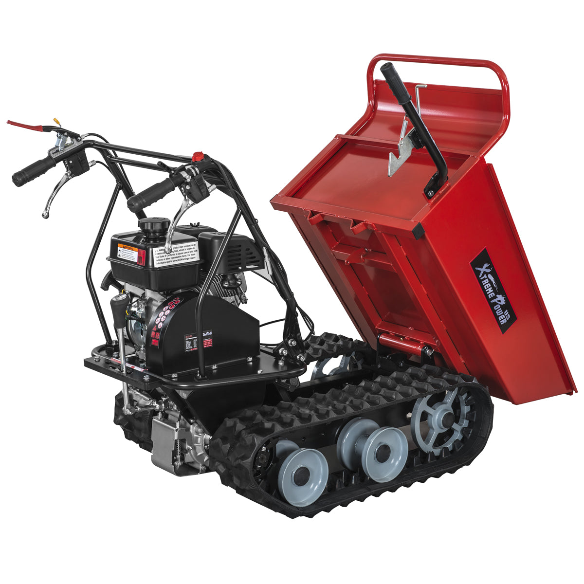 XtremepowerUS All-Terrain Utility Wheel Barrow Cart 660LBS Hauling 6.5HP SH265