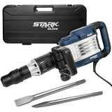 Stark USA 1600W SDS Max Demolition Hammer 26lbs Lightweight Breaker Chisel Set