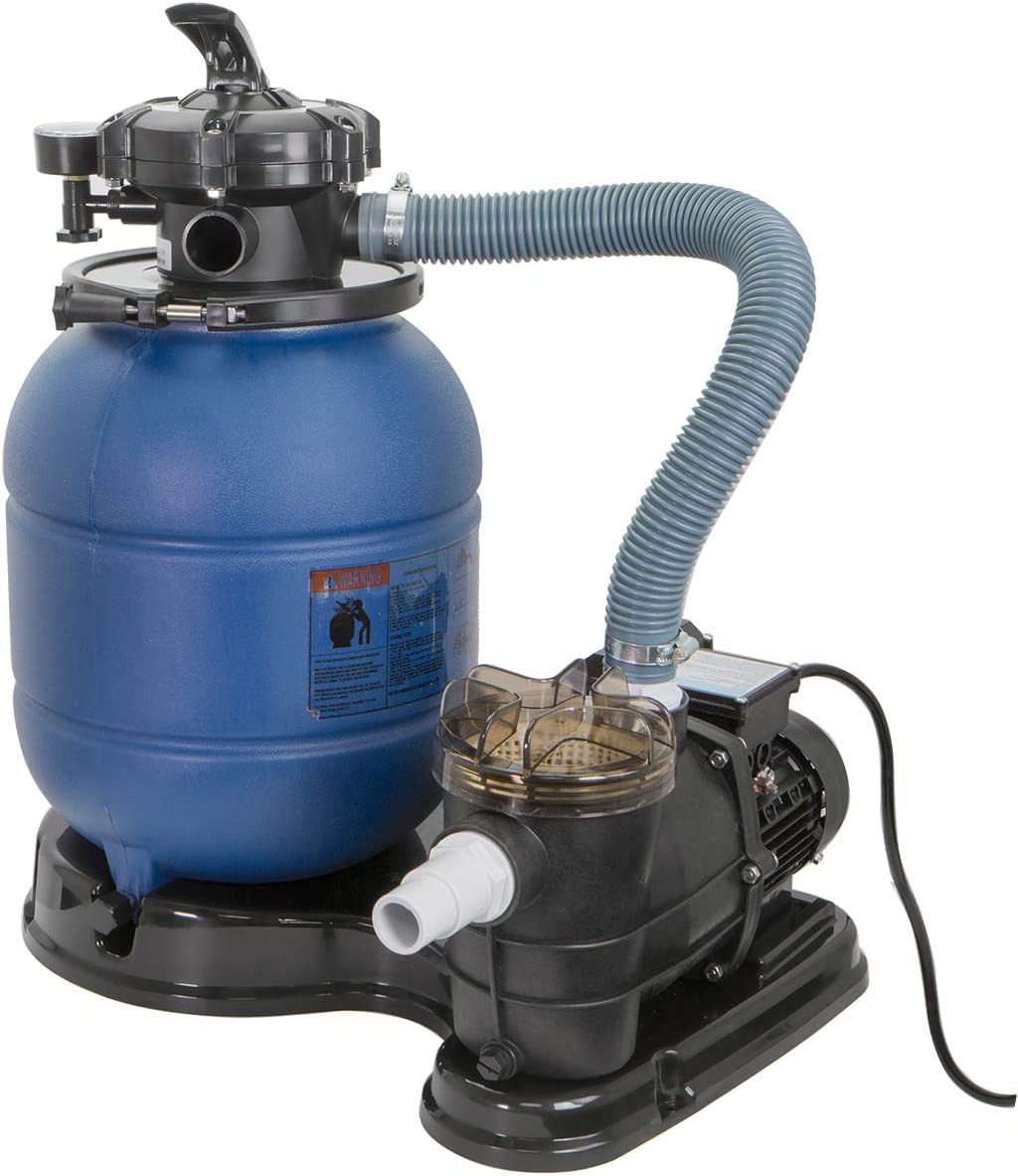 Sand Filter Above-Ground Pool Pump Valve Filter Tank Included