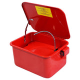 Stark USA 66017 Parts Washer 3.5gal Tank Portable Automotive Parts Cleaner Red