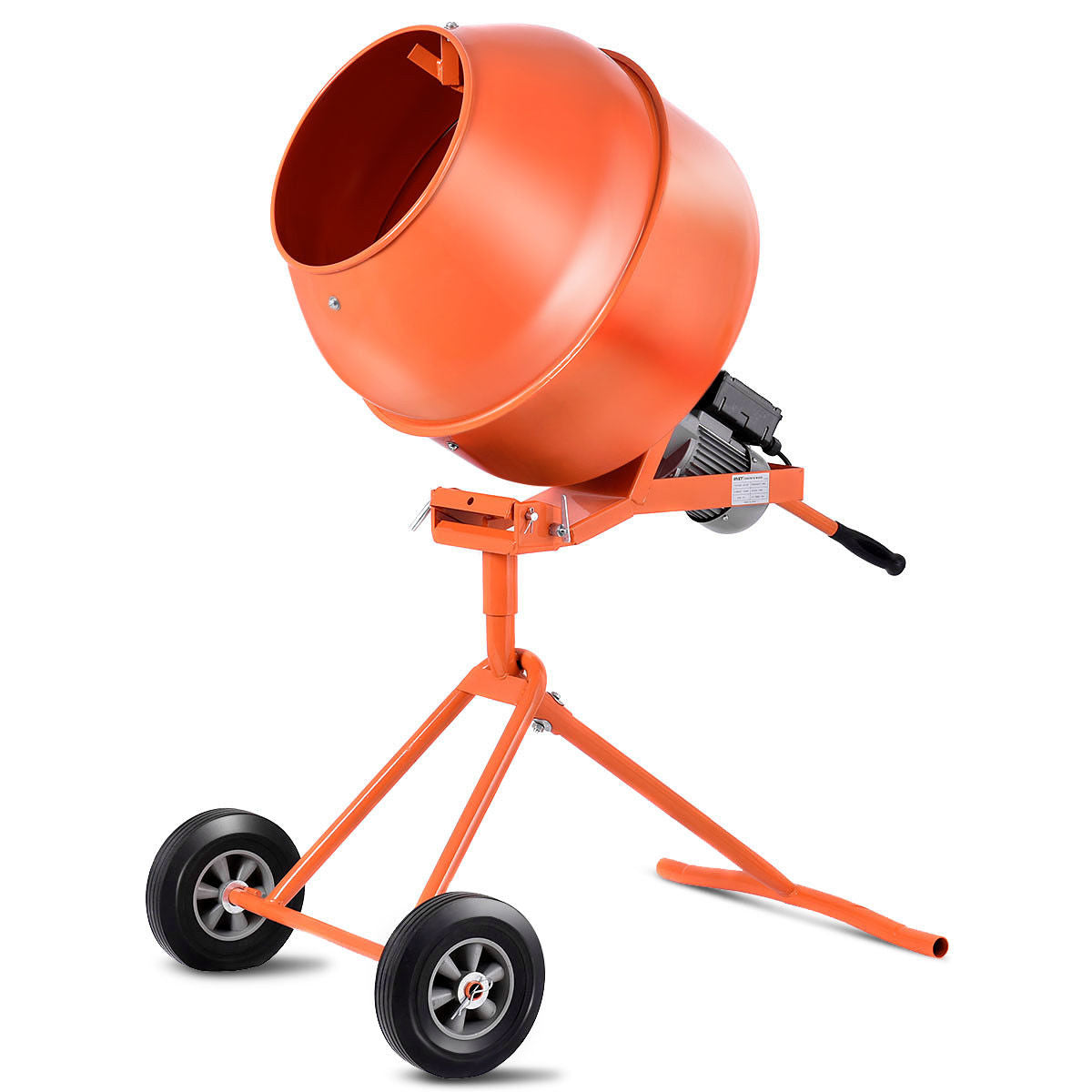 Stark USA Portable 5.0 Cu Ft Electric Cement Mixer Stucco Mortar Concrete 1/2HP