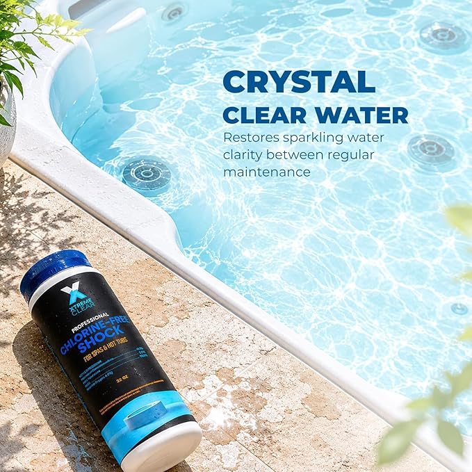 XtremepowerUS XtremeClear Non-Chlorine Spa & Pool Shock Oxidizer, 32 oz
