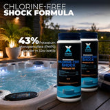 XtremepowerUS XtremeClear 2-Pack Non-Chlorine Spa & Pool Shock Oxidizer, 32 oz