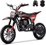 MOSTA Kids Dirt Bike, 4-Stroke Gas Power Mini Dirt Bike with Shock Absorption and Disc Brake