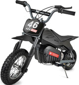XtremepowerUS Electric Dirt Bike, 24V 250W Battery Powered Mini Dirt Bike, Electric Ride-On