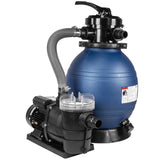 XtremepowerUS 75110 13" Pool Sand Filter W/Pump 3/4HP ABOVEGROUND, BLUE