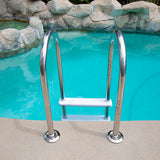 XtremepowerUS Stainless Steel Swimming Pool Ladder 5-Step for In-Ground Pools