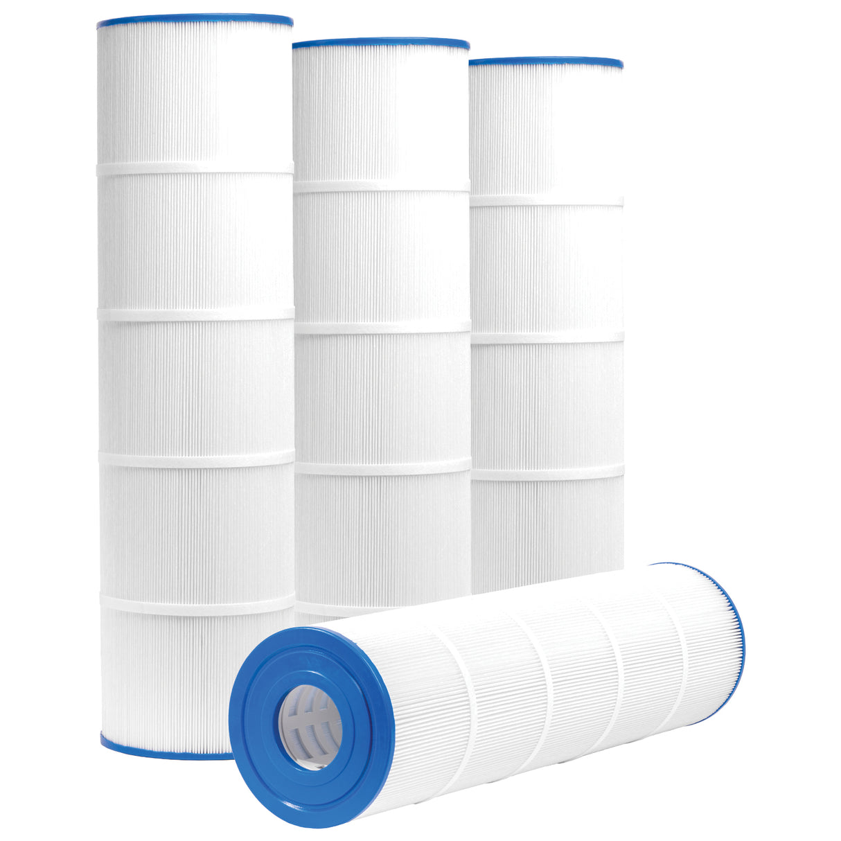 XtremepowerUS Pool Filter Replacement Cartridge 4-PACK X 105 sq.ft. OD: 26" x 7"