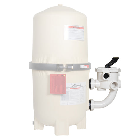 XtremepowerUS 2-Inch Threaded Multiport Valve Replacement Pool D.E. Filter System