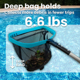 XtremepowerUS  17" Leaf Debris Skimmer Net