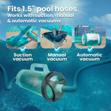 XtremepowerUS Pool Leaf Canister with Basket & Skimmer (6 Sock)