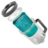 XtremepowerUS Pool Inline Leaf Canister with Basket & Skimmer (6 Sock)