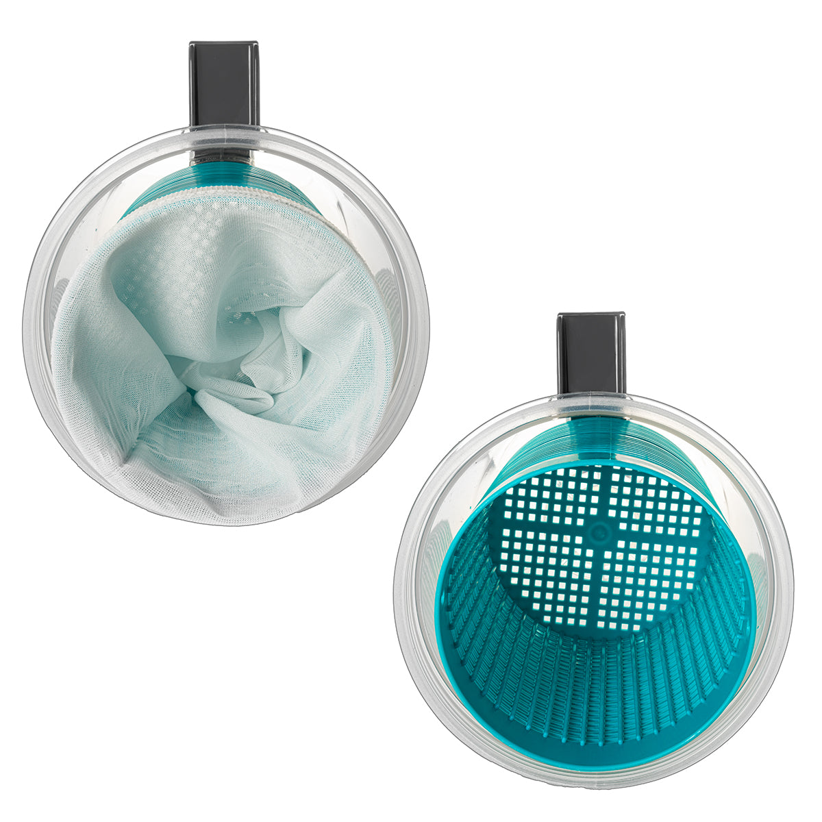 XtremepowerUS Pool Inline Leaf Canister with Basket & Skimmer (6 Sock)