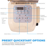 1.75HP Swimming Pool Pump Variable Speed Inground Pool 2"