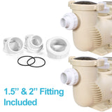 1.75HP Swimming Pool Pump Variable Speed Inground Pool 2"