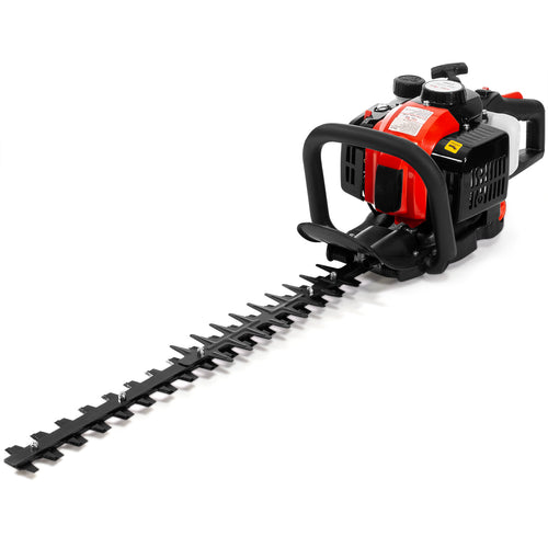 XtremepowerUS 81066 24" Double-Sided Blade Hedge Trimmer Gas 26cc 2-Cycle Weed Cutter