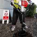XtremePowerUS 52CC 2-Stroke Gas Powered Earth Auger, Post Hole Digger with 6" Digger Auger Bit