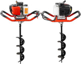 XtremePowerUS 52CC 2-Stroke Gas Powered Earth Auger, Post Hole Digger with 6" Digger Auger Bit